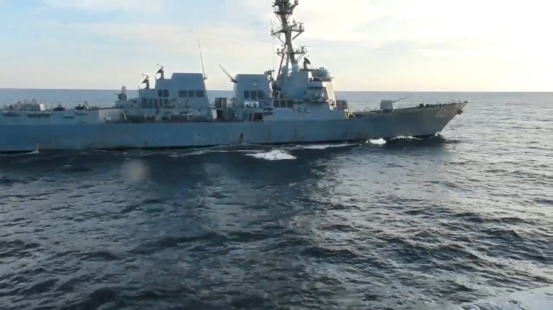 Минобороны России заявило о попытке нарушения госграницы эсминцем США