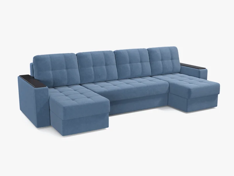 П-образные диваны: комфорт, функциональность и стиль для любого интерьера